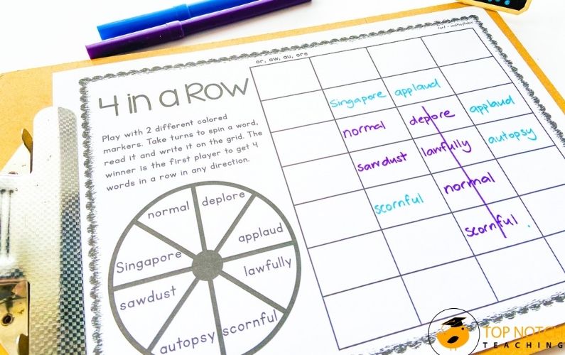 Or Sound Phonics Worksheets and Activities - Top Notch Teaching