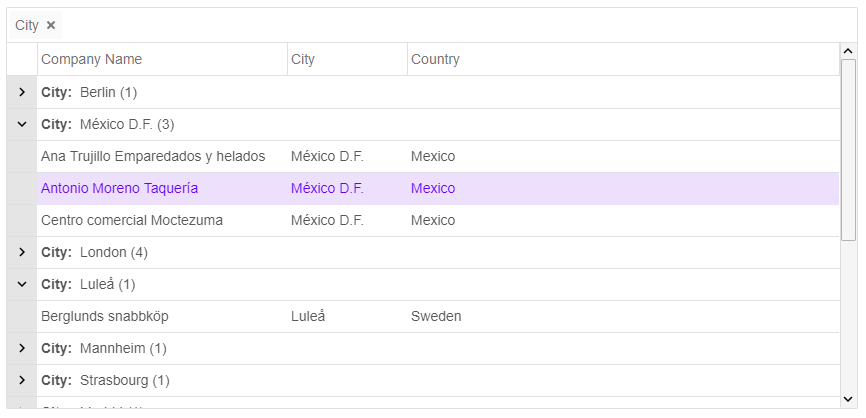 jQuery Grid - Advanced Javascript Grid for modern HTML5 Apps ...