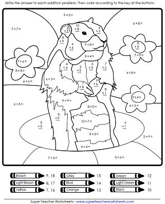 Groundhog Day Worksheets