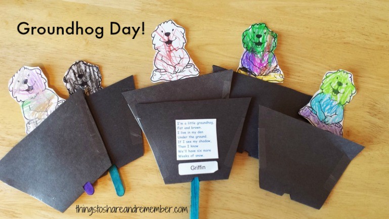 Groundhog Day Activities &  Printable Song Card