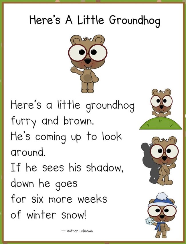 Its Groundhog Day! 16 Free Teacher Ideas - Teach Junkie