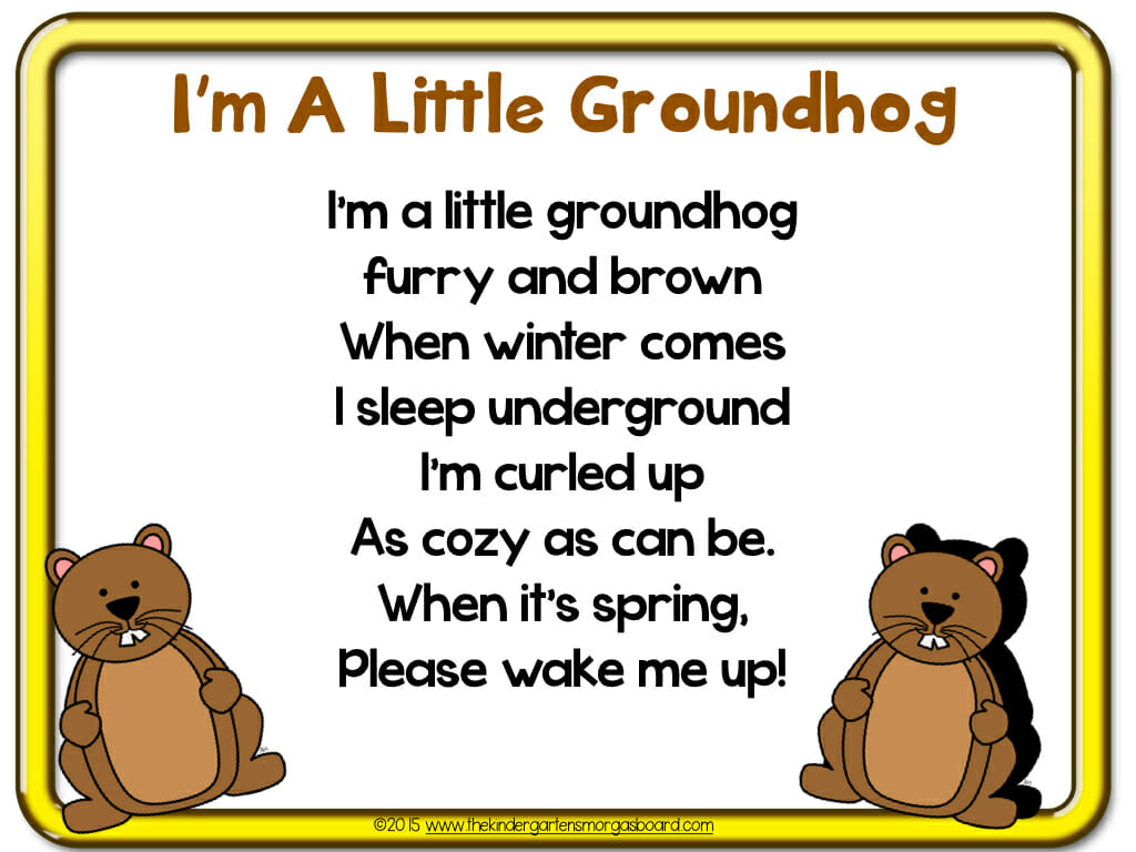 groundhog day poetry