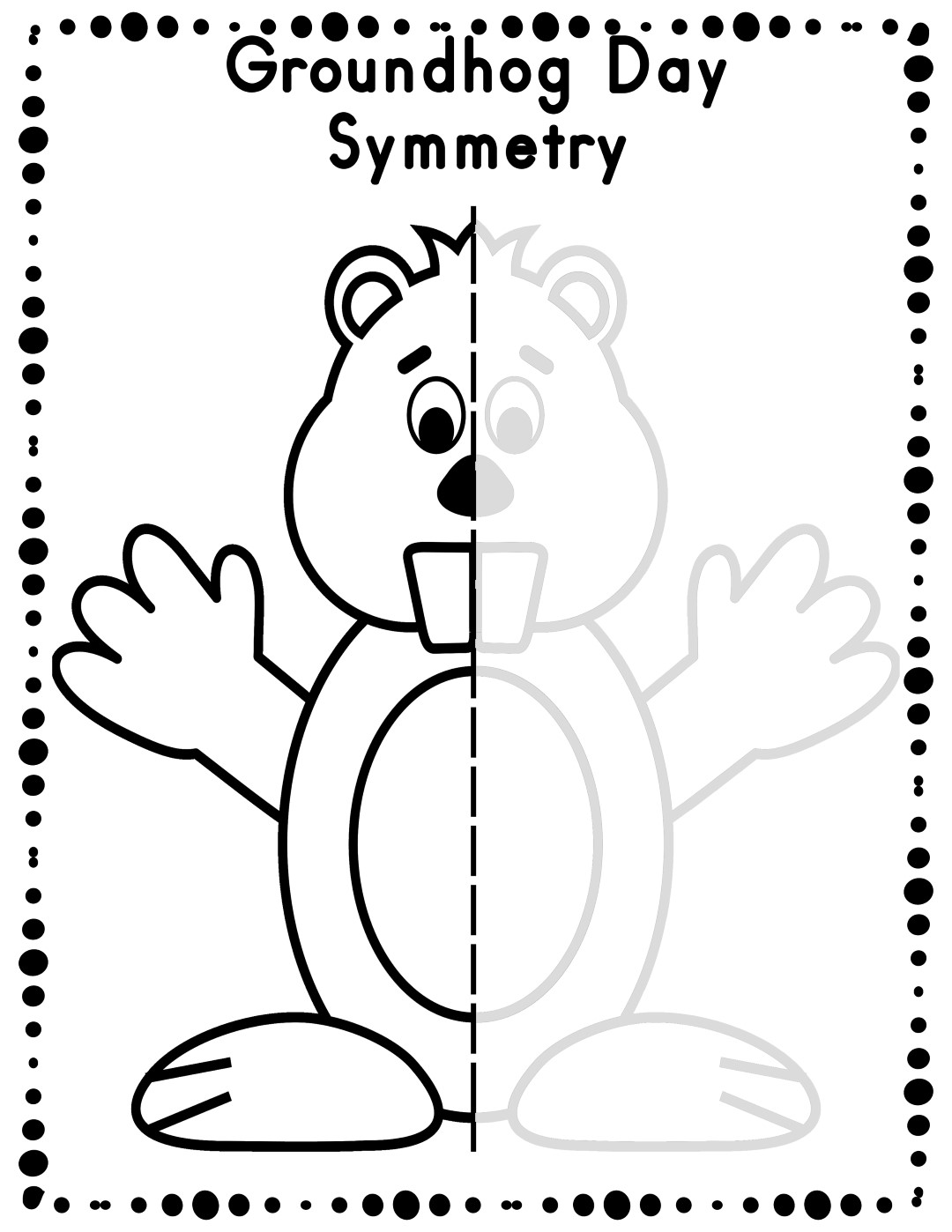 Groundhog Day Worksheets - Best Coloring Pages For Kids