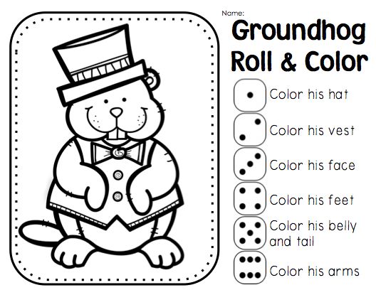 Groundhog Day Worksheets - Best Coloring Pages For Kids ...