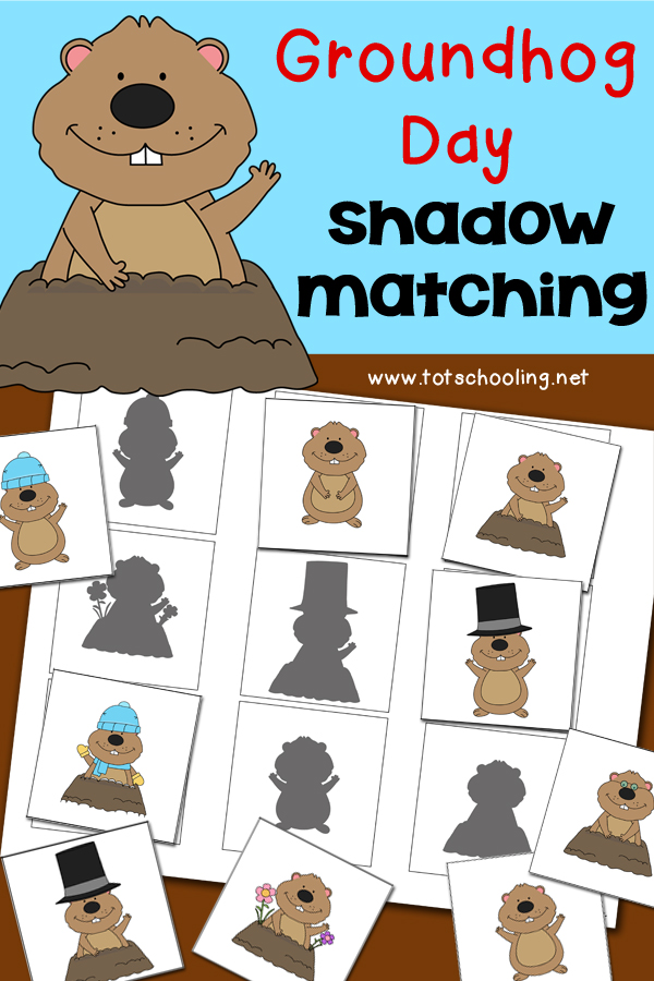groundhog printables for preschool
