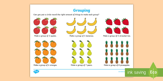 groups of worksheet