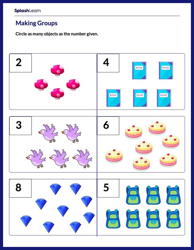 groups of worksheet