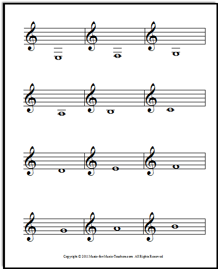 Guitar Worksheets for Beginning Guitar Players: Make Teaching Easy!