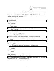 Healthy Habits Worksheet - Free Printable, Digital, &  PDF