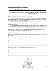 Habit #5: Seek First to Understand - Congress School