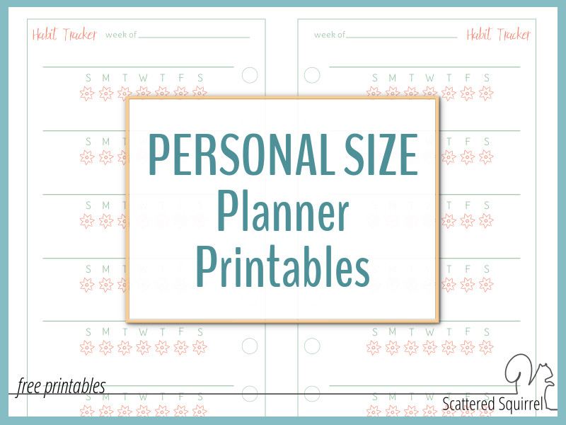 New Personal Size Planner Printables are Here