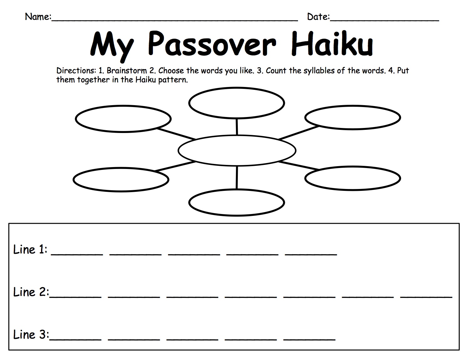 Passover Haiku Poetry | Liquid Literacy