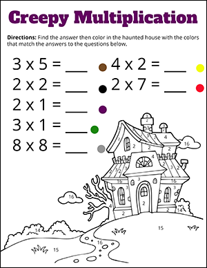 Free Halloween Math Worksheets | Math Worksheets