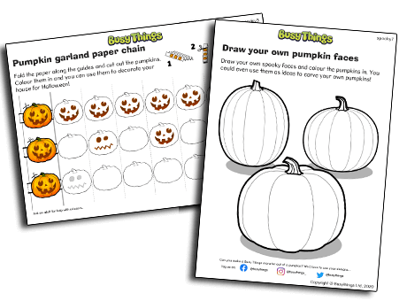 Halloween Activities for Children from Busy Things - FREE ...