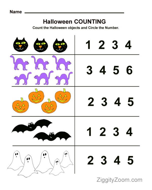 Halloween Activity Printables, Count It, and More - Printables 4 Mom