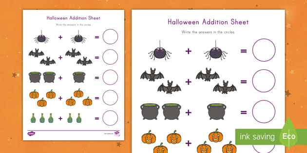 Halloween-Themed Addition Activity | Printable Resource