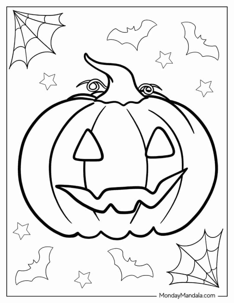 500 Halloween Coloring Pages Free PDF Printables Worksheets Library