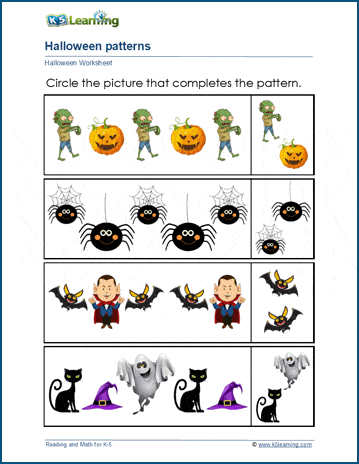 Halloween worksheets | Worsheets library