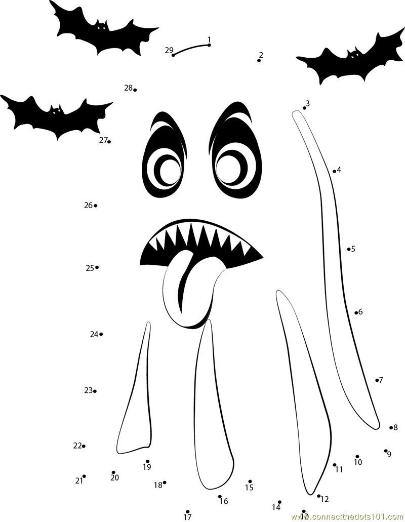 halloween connect the dots worksheet