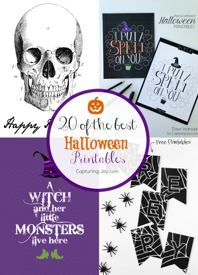 Halloween Printables - Free Trick or Treat Eye Chart