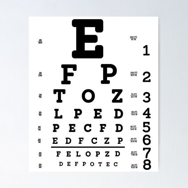 halloween eye chart printable