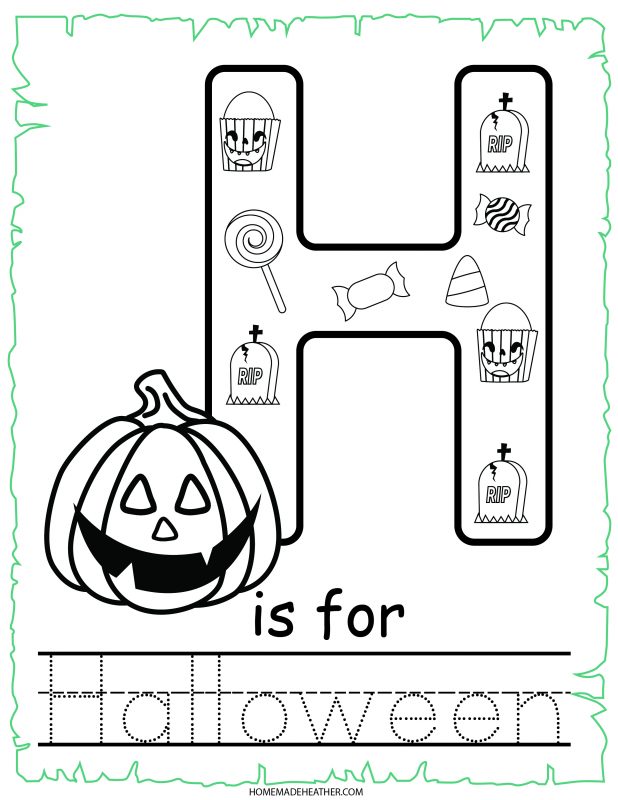 Free Halloween Activity Printables » Homemade Heather