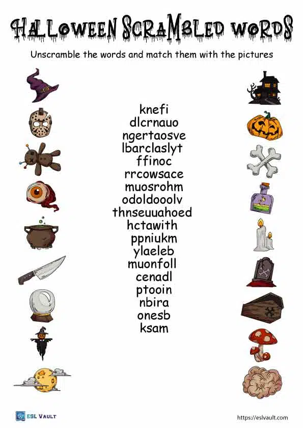 Fun Halloween Worksheets for Kids