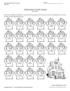 Halloween Math Lesson Plans &  Worksheets Reviewed by Teachers