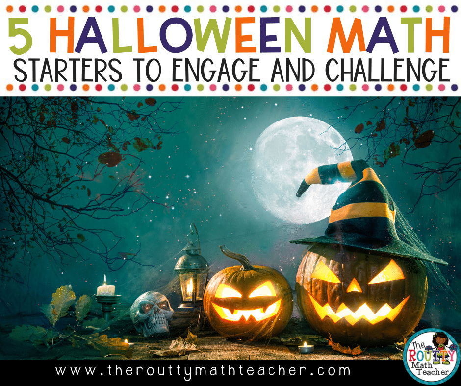 Halloween Math Activities - The Routty Math Teacher