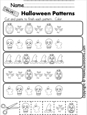 halloween math worksheet free