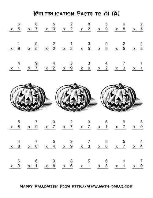 halloween math worksheet grade 4