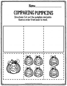 halloween math worksheet preschool