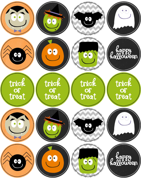 Free Halloween Stickers / Labels | Free printable labels ...