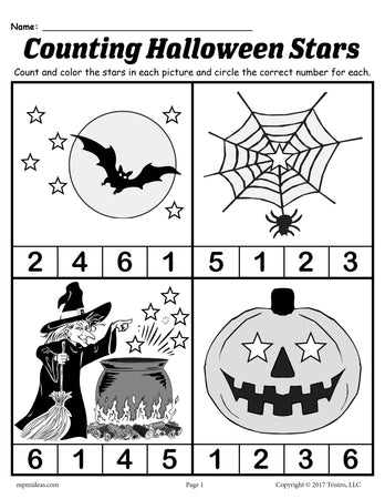 38 Free Halloween Worksheets &  Printables