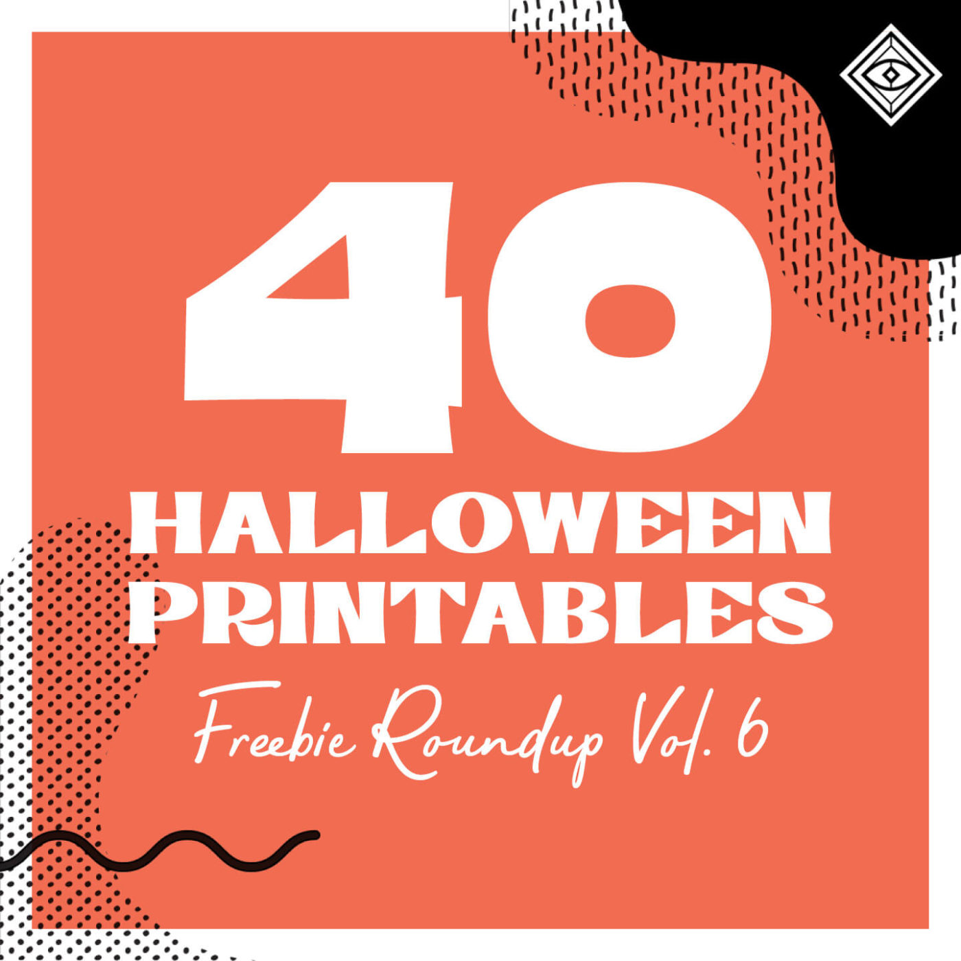 Free Halloween Printables: Vol. 6 • Little Gold Pixel