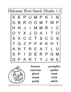 halloween worksheet 1st