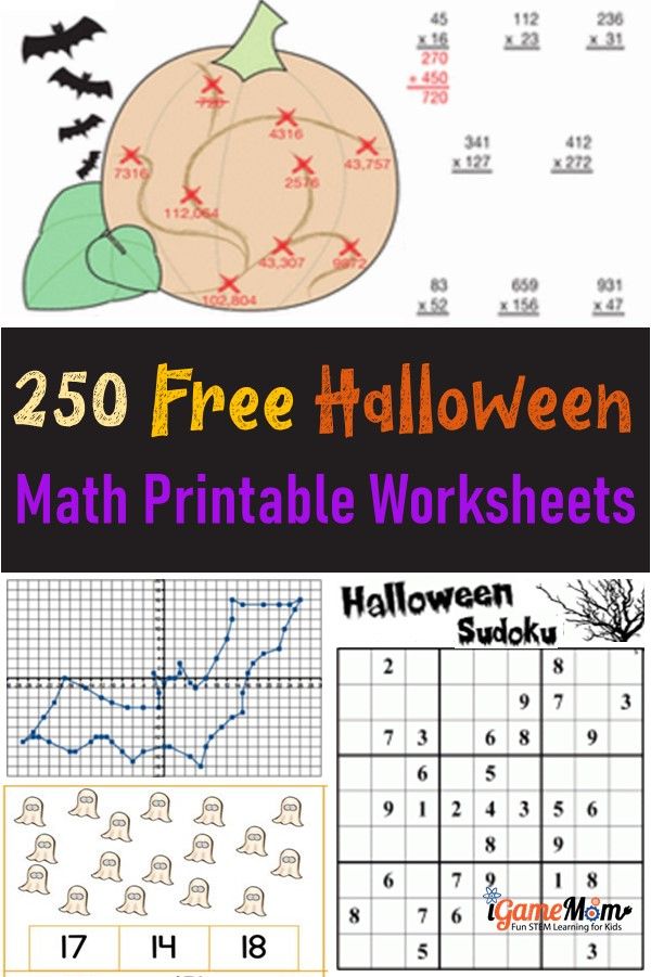 halloween worksheet for 5th grade