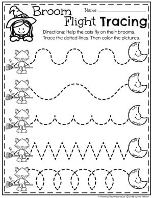 halloween worksheet for preschool