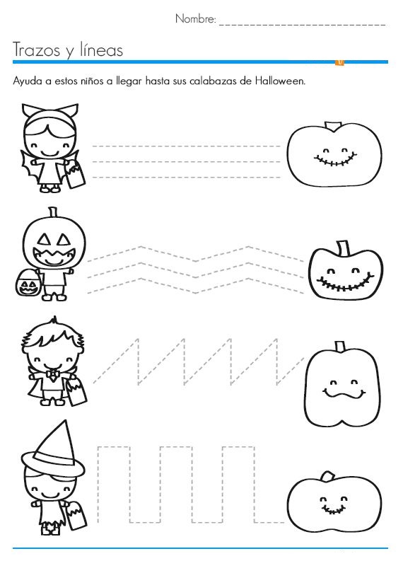 halloween worksheet for preschool