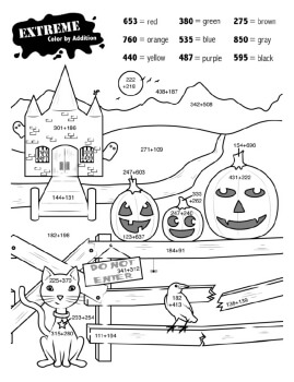 Free Halloween PDF Worksheets | edHelper.com