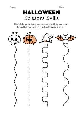 Halloween worksheet 2