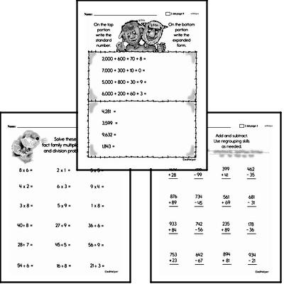 Free Third Grade Halloween PDF Worksheets | edHelper.com