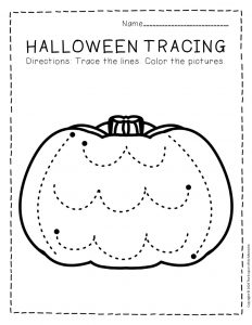 halloween worksheet preschool