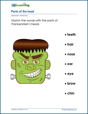 halloween worksheet third grade