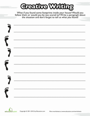 halloween writing worksheet