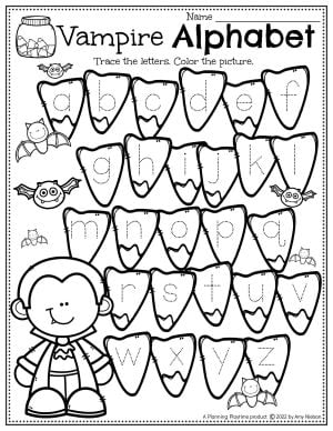 Halloween Worksheets for Preschool - Planning Playtime