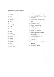hamlet vocabulary worksheet