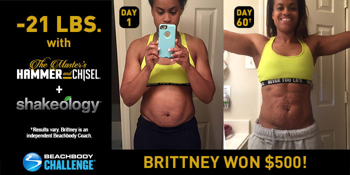 The Masters Hammer and Chisel Results: Brittney Lost 21 Pounds in ...