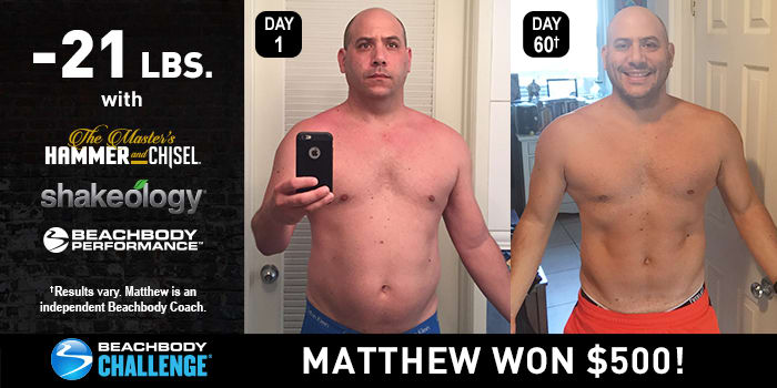 The Masters Hammer and Chisel Results: Matthew Lost 21 Pounds in ...