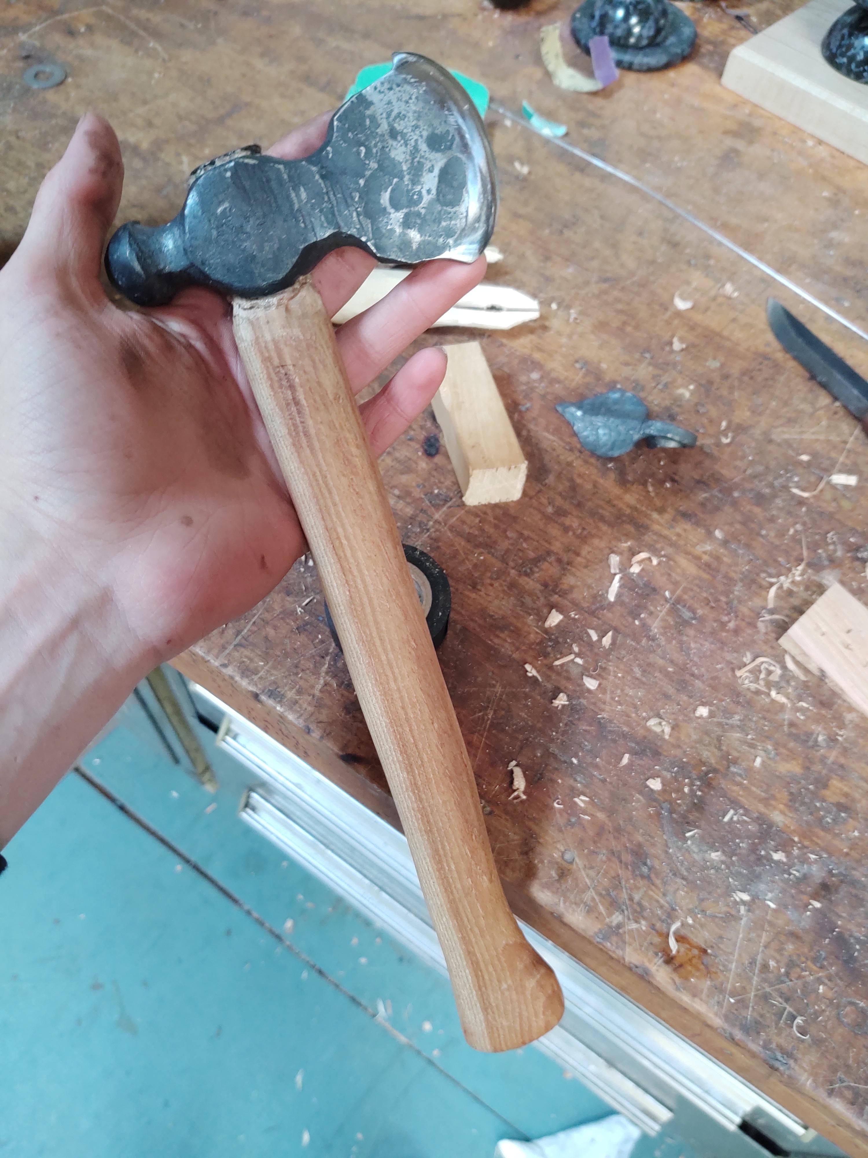 hammer and hatchet